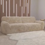 Kiara Faux Fur 3 Seater