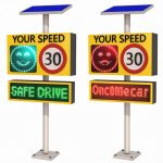 Solar-powered Radar Speed Feedback LED Display Sign
