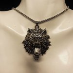 Men's Rock Domineering Wolf King Pendant