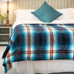 Nu Kelly - Travel Rug Kingfisher turquoise - 180 X 230 Cm Three Quarter