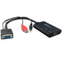 Male Vga To Female HDMI With USB + Audio 30CM Converter Adapter No Packaging Good Condition