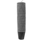 Takeaway Ripple Black Cup 350ML 1000 - 25PK