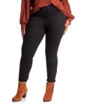 Sateen Super Stretch Skinny Jean - Black