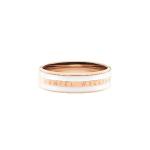 Emalie Ring Satin White Rose Gold - 56