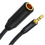 Jomley 1 4 To 3.5MM Adapter Trs 6.35MM Female To 3.5MM Male Headphone Adapter 1 4" Female To 1 8" Male Stereo Audio Cable Adapte