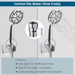Upgrade Your Shower With Water Flow Control Valve G1 2 Brass Shut Off Valve For Handheld Shower Water Volume Adjust Valve Shower