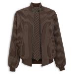 Chocolate Brown Bomber Jacket