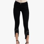 Sissy Boy Womens Axel Mid Waist Skinny Jeans In Black - Black 6