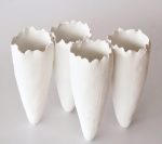 White 4 Joined Vase 20X25X14CM