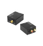 MicroWorld 192KHZ Digital Audio to Analog Converter – Optical Coaxial to RCA Adapter