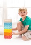 Classic World - Deluxe Colourful Stacking Game - 55PCS