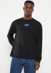 Calvin Klein Transparent Stripe Logo Long Sleeve Tee - Ck Black