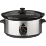 Platinum Oval Slow Cooker With Glass Lid 3.5L
