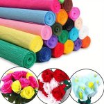 Crepe Paper Roll For Diy Crafts 250X50CM Colorful Thickened Wrinkled Paper For Flower Making Origami And Party Decorations - 18