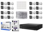 Hilook 16CH Ip Bullet Kit + 2TB Hdd