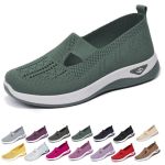 Orthopedic Shoes For Women Wide Width Breathable Walking Comfortable Slip On Non Slip Food Service Lightweight Arch Support Snea
