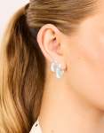 Waterproof Stainless Steel Thick Large & MINI Hoop Earrings 2-PACK