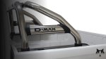 Isuzu Dmax Sports Bar Single Cab Stainless Steel Black Base Plates