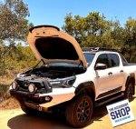 Toyota Hilux Fortuner 2016- 2026 GD6 Bonnet Stay Shocks Kit