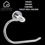 Orion. Orion Round Chrome Toilet Roll Holder