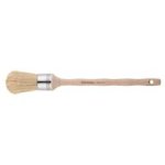 Domed Lily 6 30MM Round Bristle Brush - Stainless Steel Ferrule