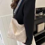 Simple Large Capacity Crossbody Bag Young Girl's Casual Multi Functional Commuter Bag Shoulder Bag Shopping Tote Bag