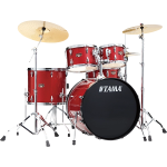 Tama Imperialstar IP52H6W 5 Piece Drum Kit W 22 Kick : Burnt Red Mist