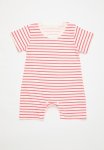 PoP Candy Striped Romper - Red & White
