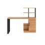 135X44CM Office Bookcase - Freijo/black