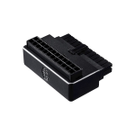 Cooler Master Atx 24PIN 90 Power Adapter Without Capacitor Plug And Play Installation And Universal Compatibility - Black Colour