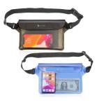 Waterproof Pouch Bag W adjustable Waist Strap 2PK