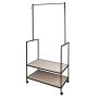 Storage Koncepts - Coat Rack With Metal Rods And Shelves