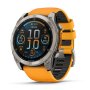 Garmin Fenix 8 51MM Amoled Sapphire Multisport Smartwatch - Titanium Leather
