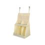 Baby Bed Hanging Organizer Bag - White