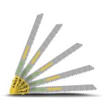 Jigsaw Blade Wood Fin Cut S 75 2 5 5 5 Pack