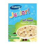 Purity Junior Soft Muesli 350G Assorted - Tropical With Raisins