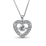 DESTINY Dancing Heart With Swarovski Crystals