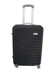 Smte 22 Inch Hard Shell Trolley Case Black With Keychain
