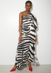 Asym Kaftan Dress - Graded Zebra