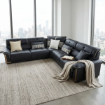 L-shaped Sectional Sofa For Elegant Living Spaces - Grey