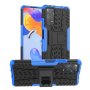 For Xiaomi Redmi Note 11 Pro 5G International Version Tire Texture Shockproof Tpu+pc Phone Case With Holder Blue