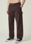 Cotton On Loose Fit Pant - Carpenter Chocolate Cord