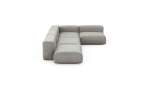 Four Module Corner Sofa - Velvet - Light Grey - 220CM X 346CM