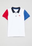 PoP Candy Colour Block Golfer Shirt-multi