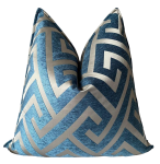 Double Sided Blue Geometric Scatter