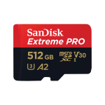 SanDisk Extreme Pro 512GB 4K Video Microsdxc Card