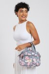 Ladies Luxury Travel Crossbody Handbag With Multiple Compartments & Wide Strap