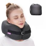 Vac Compressed Pillow Airplane Comfortable Neck Support Airplanes