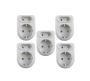 5 Pack Selectrix: Plug Adaptor - White - 1 X Round 2 Pin 16A With 1 X 2 Pin 5A