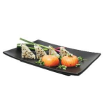 Dinner Plate - Nova Style Rectangular Board Matt Black 20CM Set Of 6